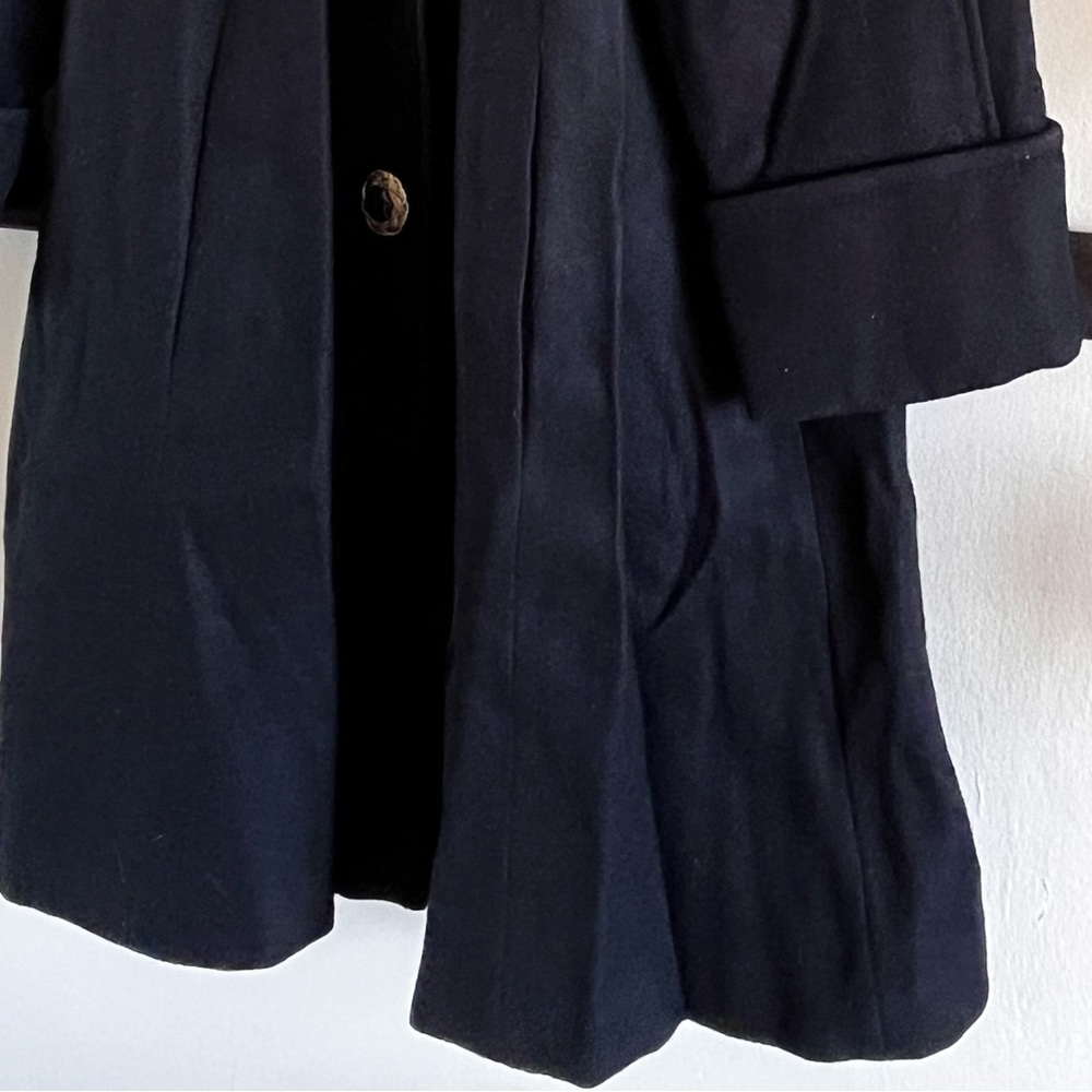 JOFELD vintage A line black coat - Picture 7 of 11